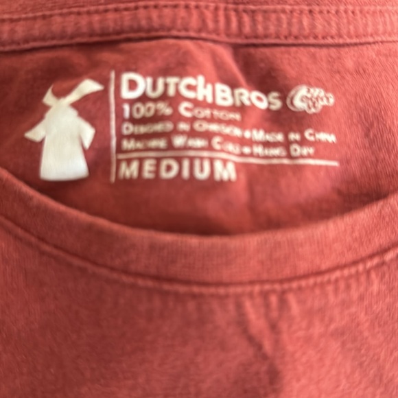 Dutch Bros Unisex Red/Pink “Life is Beautiful” MEDIUM+ LARGE +XL T Rare Vintage - Picture 10 of 11